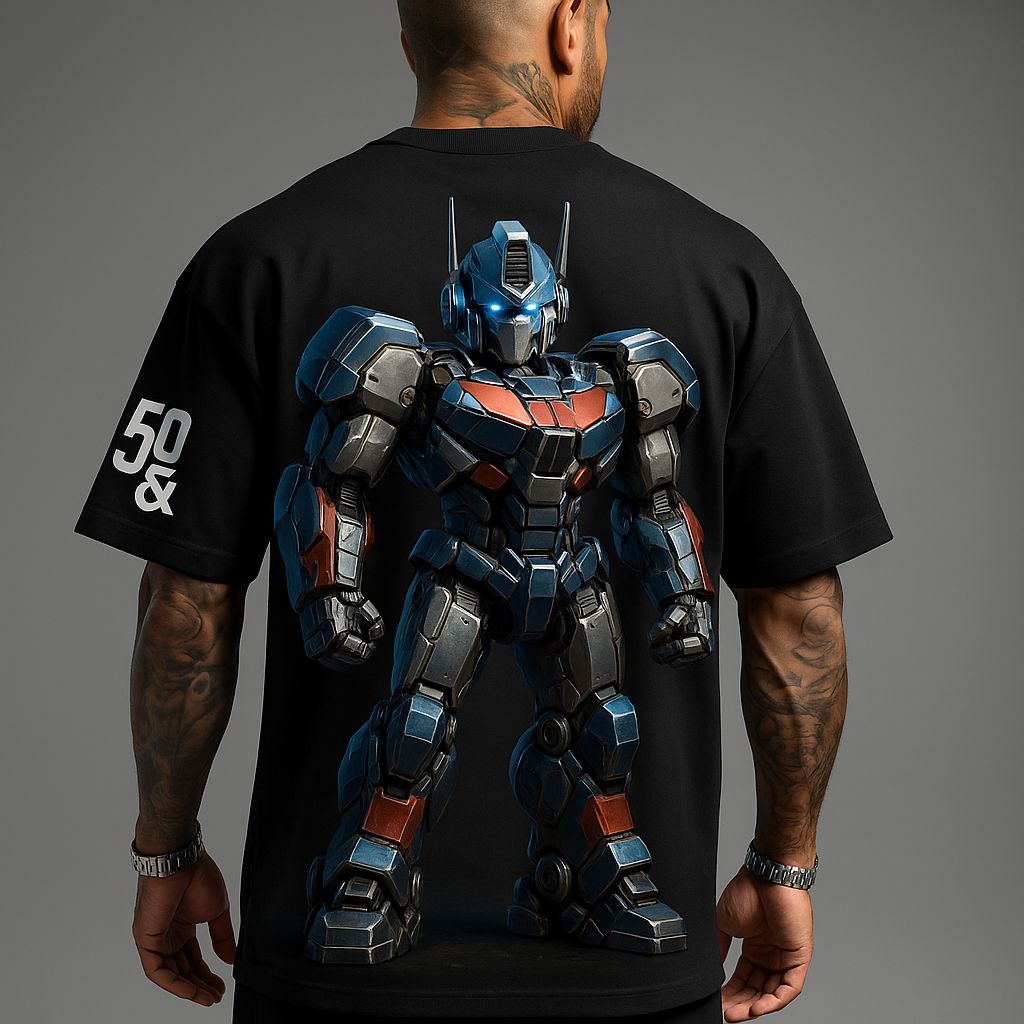 Playera Oversize 100% Algodón - Optimus Prime