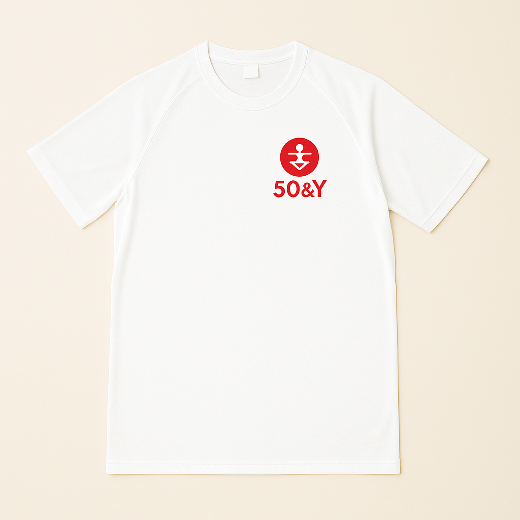 Playera Dry Fit Hombre White Series 50&Y