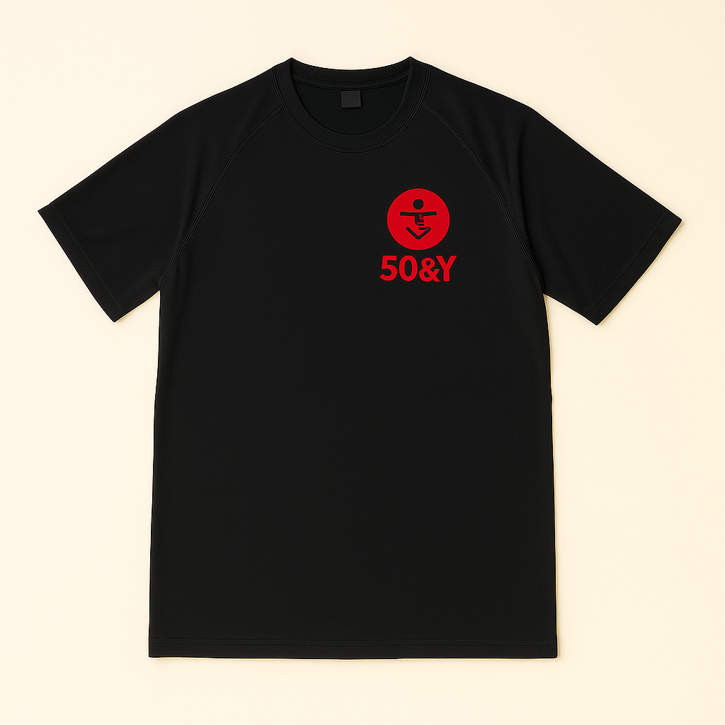 Playera Dry Fit Hombre Black Series 50&Y