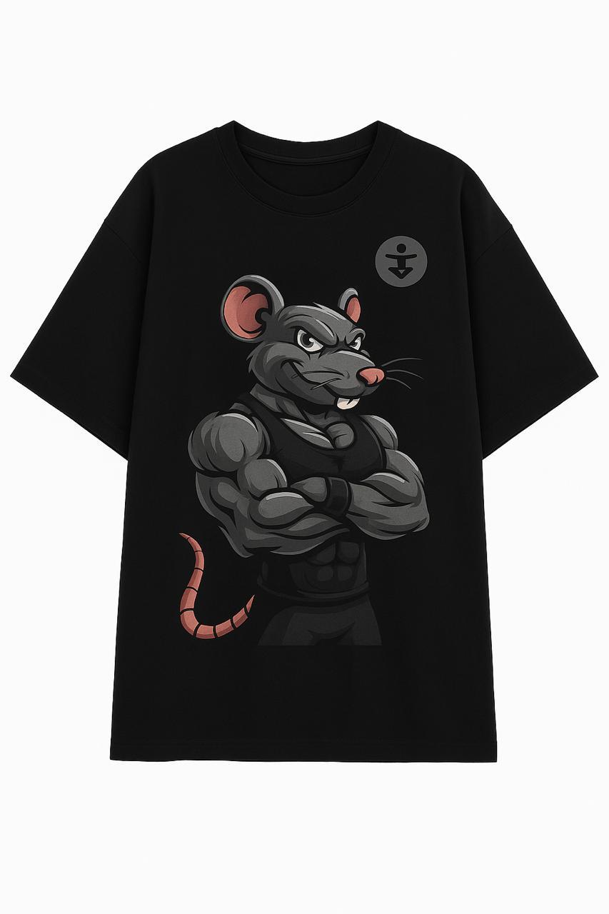 Playera Oversize 100% Algodón - GymRat