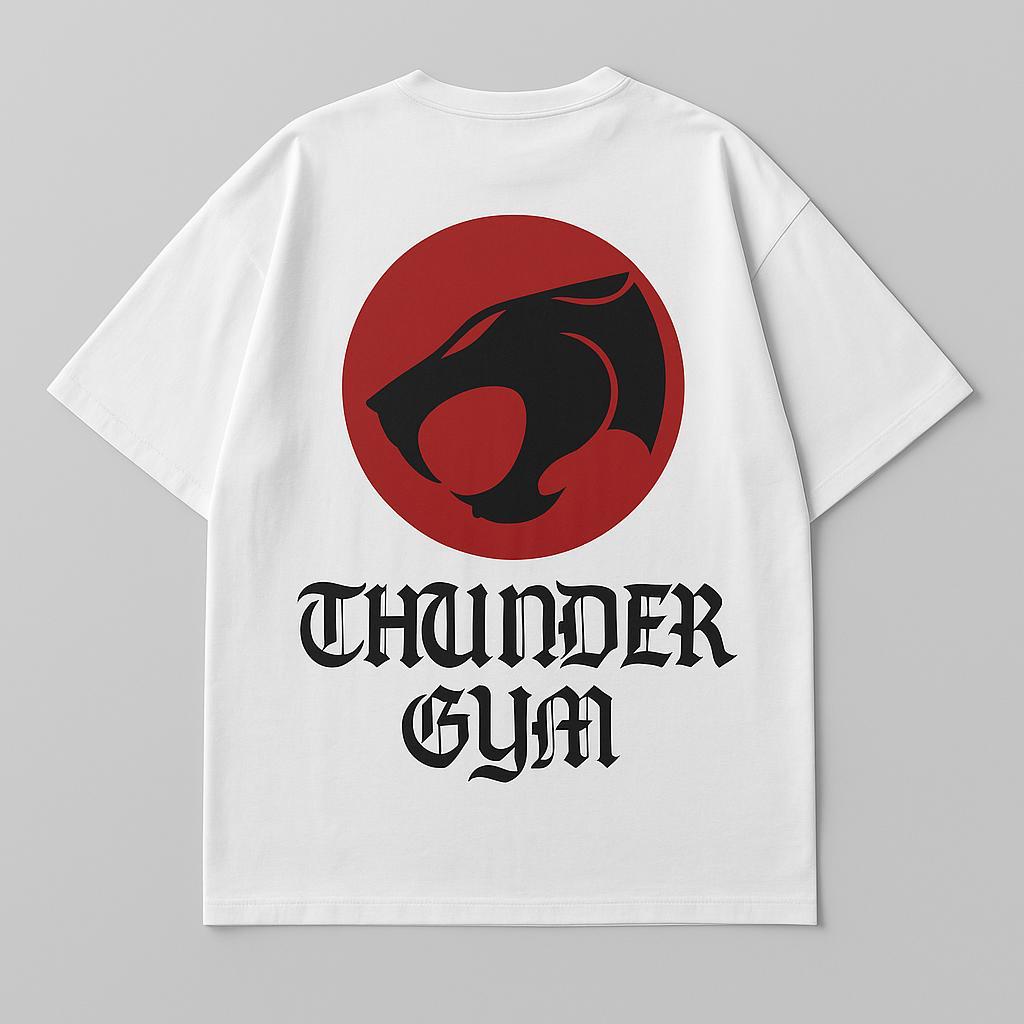 Playera Oversize 100% Algodón - Thunder Gym