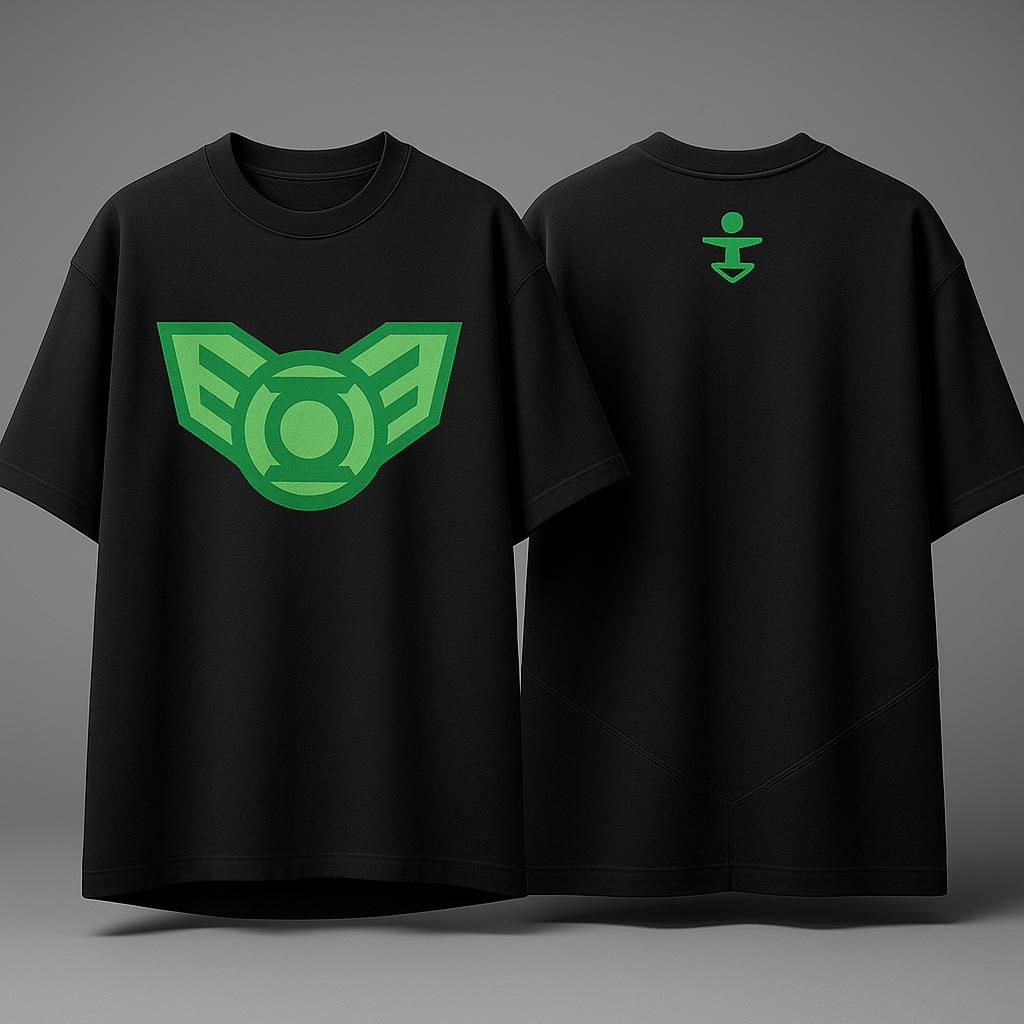 Playera Oversize 100% Algodón - Green Lantern